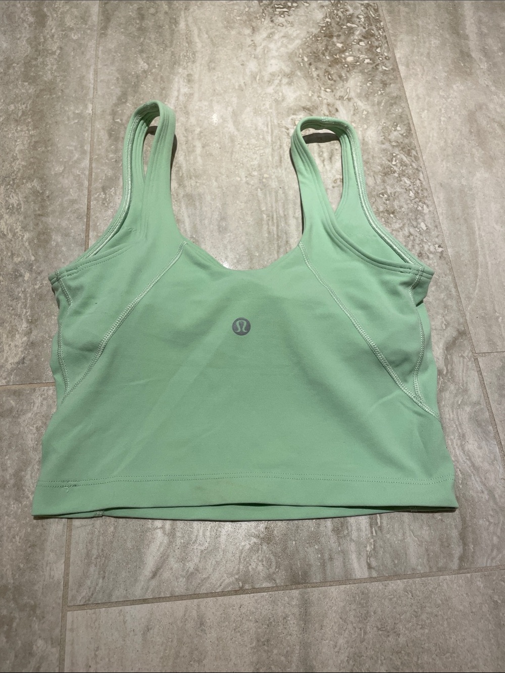 lululemon athletica Mint Green Supportive Sports Bra Tank (size 0)